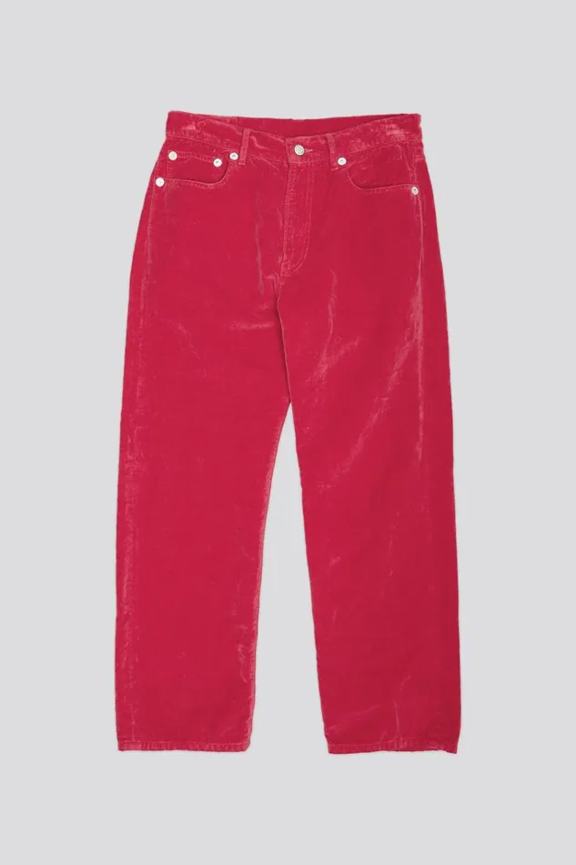 R13 Sale Women BOYFRIEND JEAN 8211 RASPBERRY VELVET