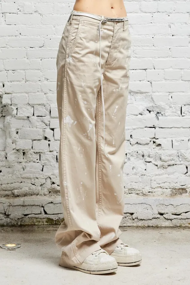 R13 Sale Women JANE CHINO 8211 BEIGE