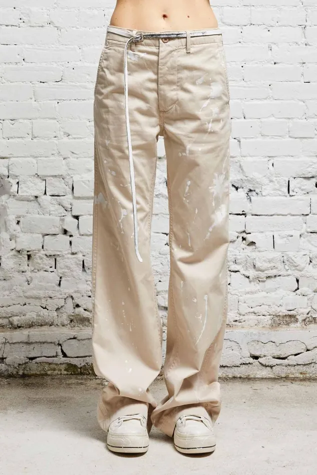 R13 Sale Women JANE CHINO 8211 BEIGE