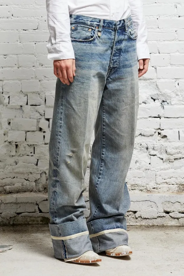 R13 Sale Women NINA STRAIGHT JEAN 8211 VINTAGE FYYFF SELVEDGE
