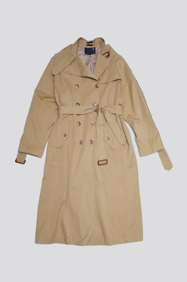 R13 Sale Women OVERSIZED DECONSTRUCTED TRENCH COAT 8211 KHAKI