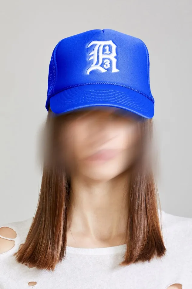 R13 Sale Women R13 Trucker Hat 8211 Blue Denim
