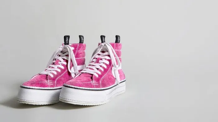R13 Sale Women ROGUE HIGH TOP 8211 PINK SUEDE