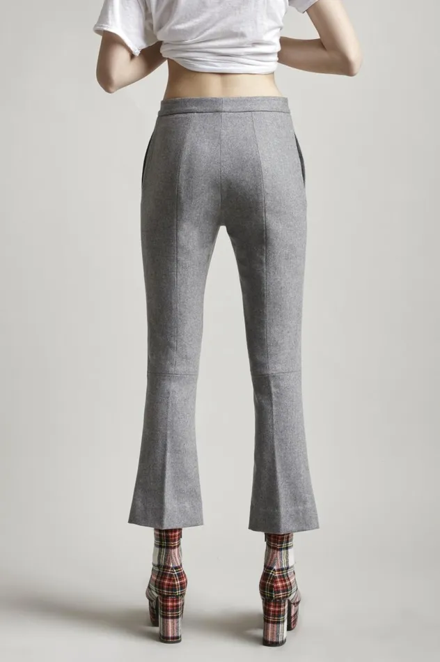 R13 Sale Women SKINNY KICK FLARE 8211 LIGHT GREY R13 Sale Women SKINNY KICK FLARE 8211 LIGHT GREY