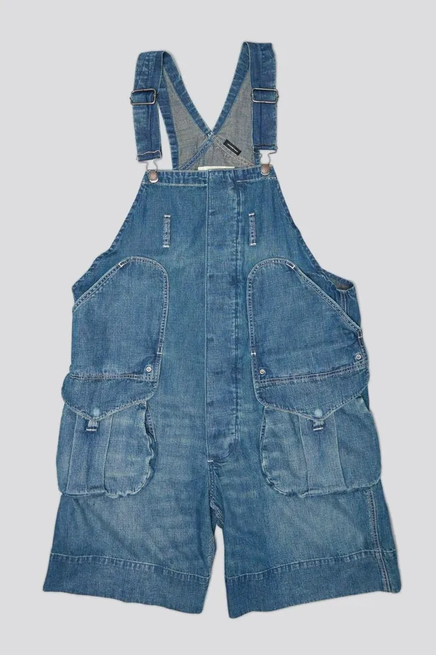 R13 Sale Women SLOUCH BIB OVERALL 8211 WILTON INDIGO