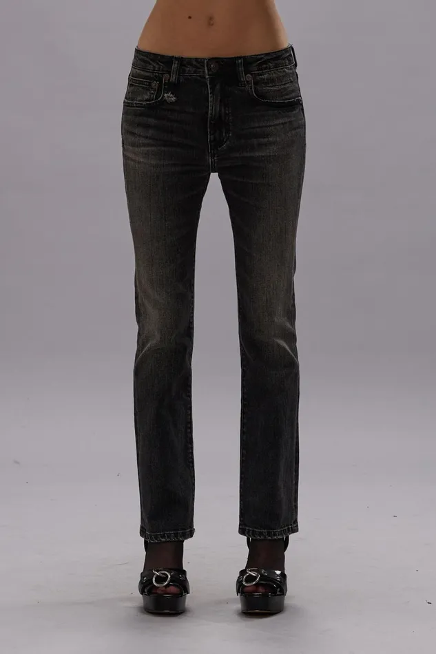 R13 Skinny Women KICK FIT 8211 KENNET BLACK STRETCH