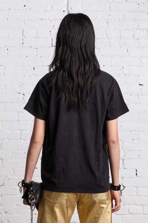R13 TShirts Women NEW YORK BOY T 8211 BLACKOUT