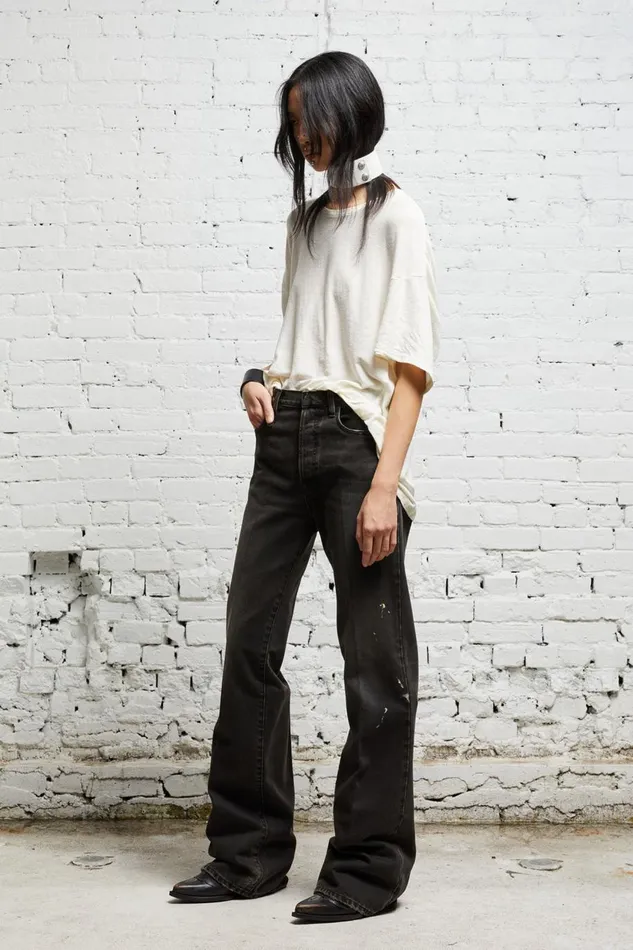 R13 Tops Women BOXY T 8211 ECRU
