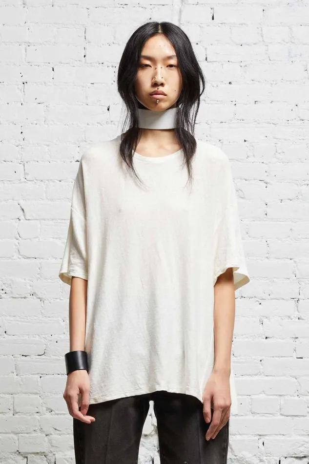 R13 Tops Women BOXY T 8211 ECRU