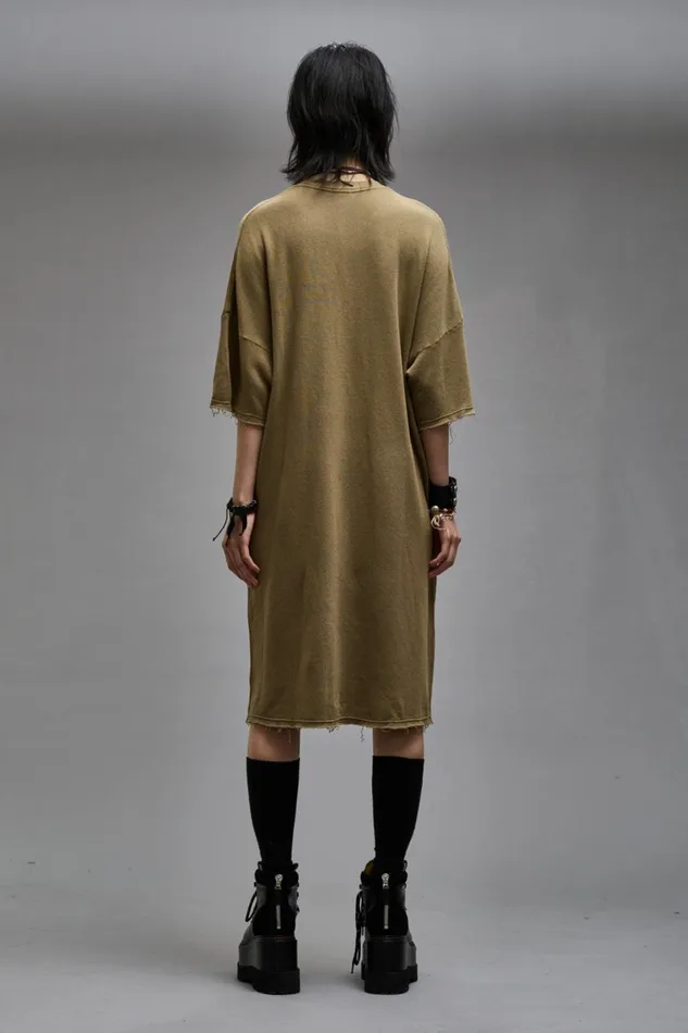 R13 Tops Women ELONGATED SHIRTDRESS 8211 OLIVE