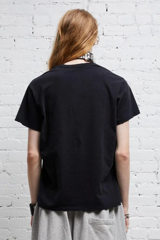 R13 Tops Women SKATE BOY T 8211 BLACK