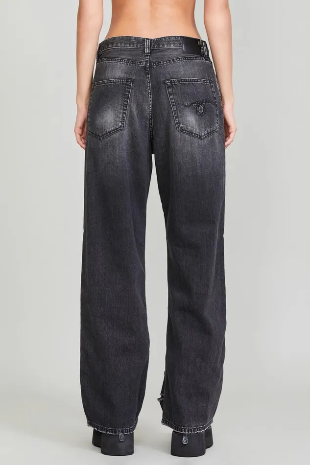 R13 Wide Leg Women D039ARCY LOOSE JEAN 8211 ELLERY BLACK
