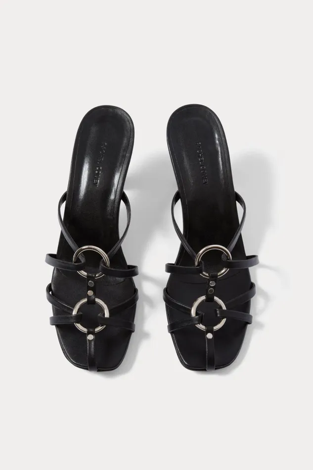Rachel Comey Heels Women Lalluli Bondage Kitten Black