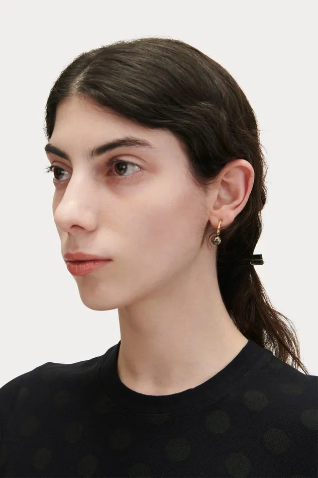 Rachel Comey Jewelry Women Quarry Small Asha Hoop Earring Pair Leopard Jasper Rachel Comey Jewelry Women Quarry Small Asha Hoop Earring Pair Leopard Jasper