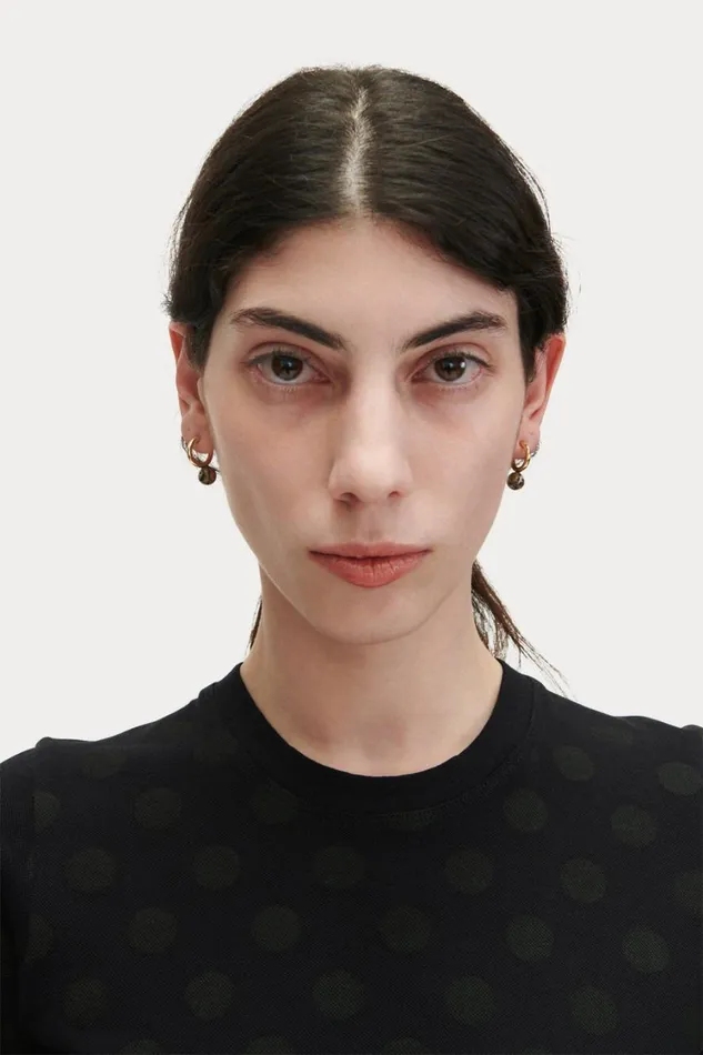 Rachel Comey Jewelry Women Quarry Small Asha Hoop Earring Pair Leopard Jasper Rachel Comey Jewelry Women Quarry Small Asha Hoop Earring Pair Leopard Jasper