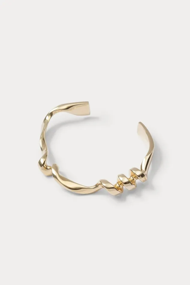 Rachel Comey Jewelry Women Quarry Whorl Cuff Brass