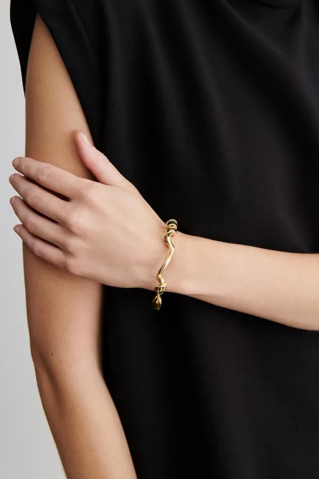 Rachel Comey Jewelry Women Quarry Whorl Cuff Brass Rachel Comey Jewelry Women Quarry Whorl Cuff Brass
