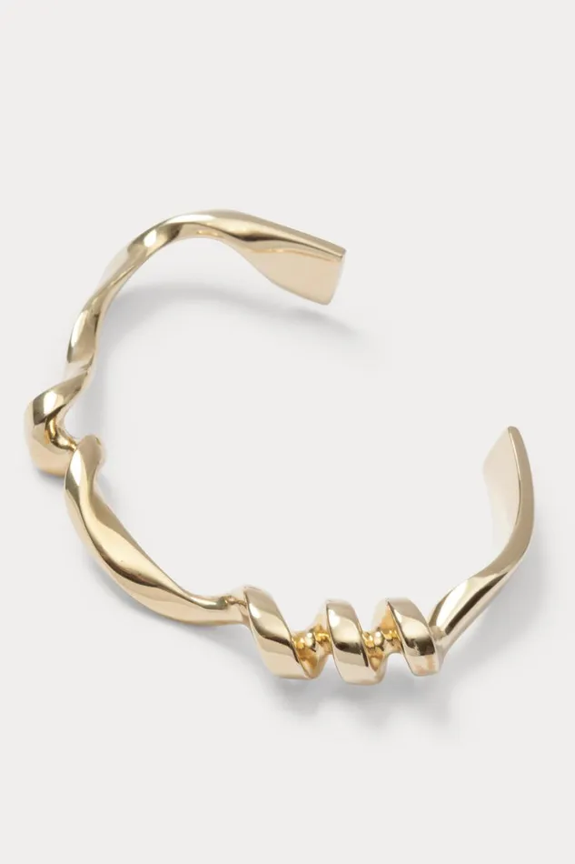 Rachel Comey Jewelry Women Quarry Whorl Cuff Brass Rachel Comey Jewelry Women Quarry Whorl Cuff Brass