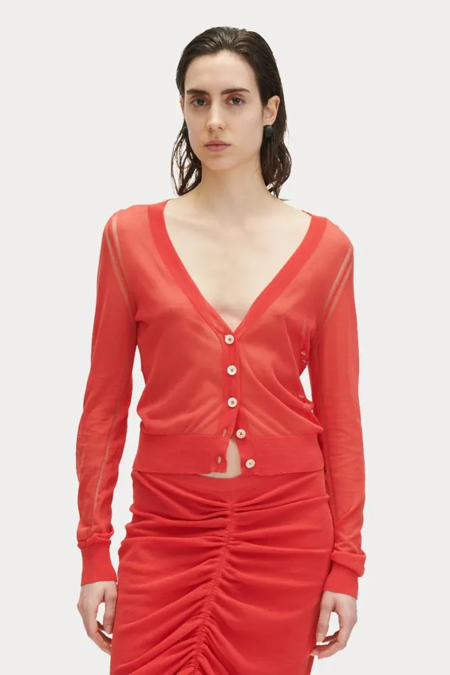 Rachel Comey Knits Women Darcy Top Guava Rachel Comey Knits Women Darcy Top Guava