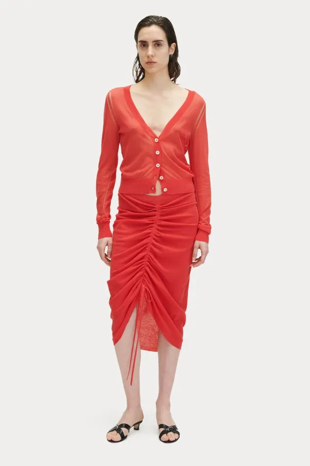 Rachel Comey Knits Women Darcy Top Guava Rachel Comey Knits Women Darcy Top Guava