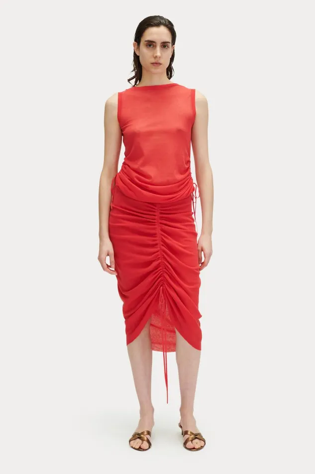 Rachel Comey Knits Women Darcy Top Guava Rachel Comey Knits Women Darcy Top Guava