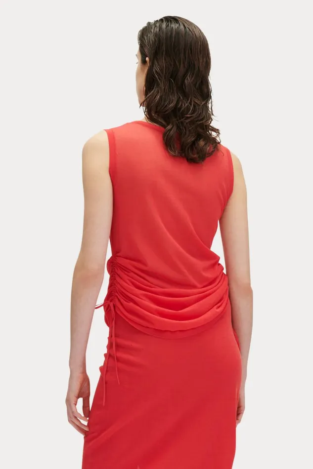 Rachel Comey Knits Women Darcy Top Guava Rachel Comey Knits Women Darcy Top Guava