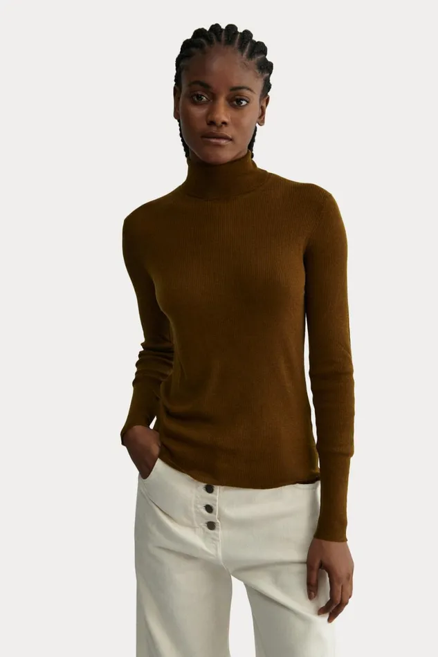 Rachel Comey Knits Women Lehto Turtleneck Olive Rachel Comey Knits Women Lehto Turtleneck Olive