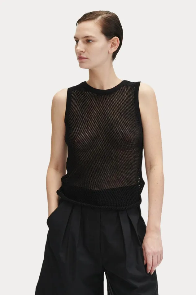 Rachel Comey Knits Women Rhett Top Black Rachel Comey Knits Women Rhett Top Black