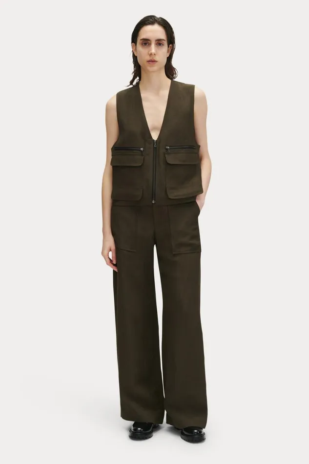 Rachel Comey Pants Women Encino Pant Olive Rachel Comey Pants Women Encino Pant Olive