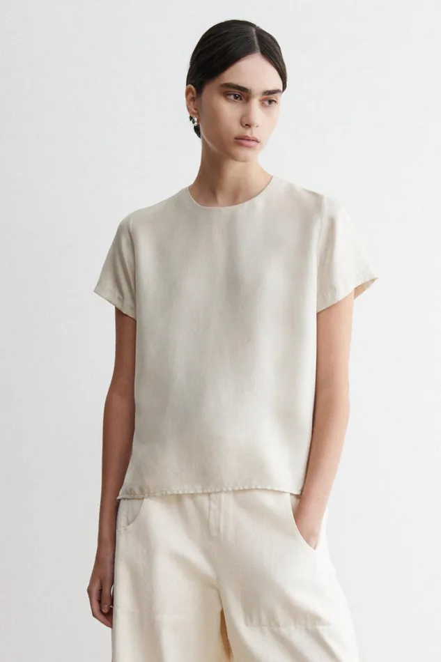 Rachel Comey Tops Women Delmara Top Dove Rachel Comey Tops Women Delmara Top Dove