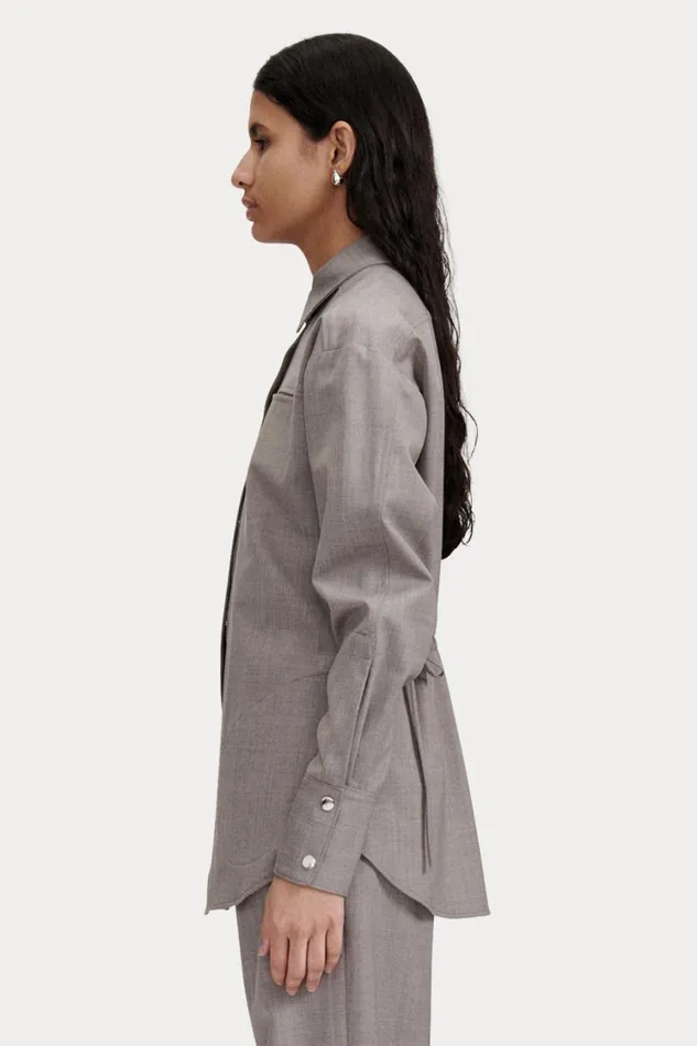 Rachel Comey Tops Women Gries Shirt Dove Rachel Comey Tops Women Gries Shirt Dove