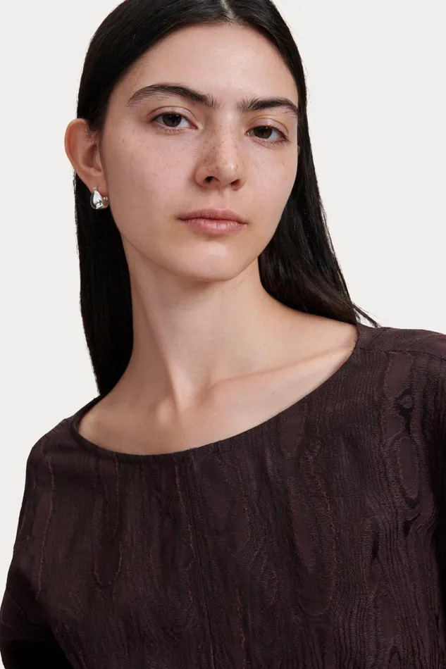 Rachel Comey Tops Women Labriola Top Brown Rachel Comey Tops Women Labriola Top Brown