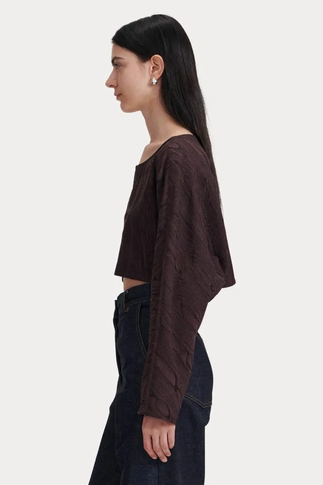 Rachel Comey Tops Women Labriola Top Brown Rachel Comey Tops Women Labriola Top Brown