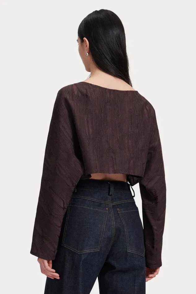 Rachel Comey Tops Women Labriola Top Brown Rachel Comey Tops Women Labriola Top Brown