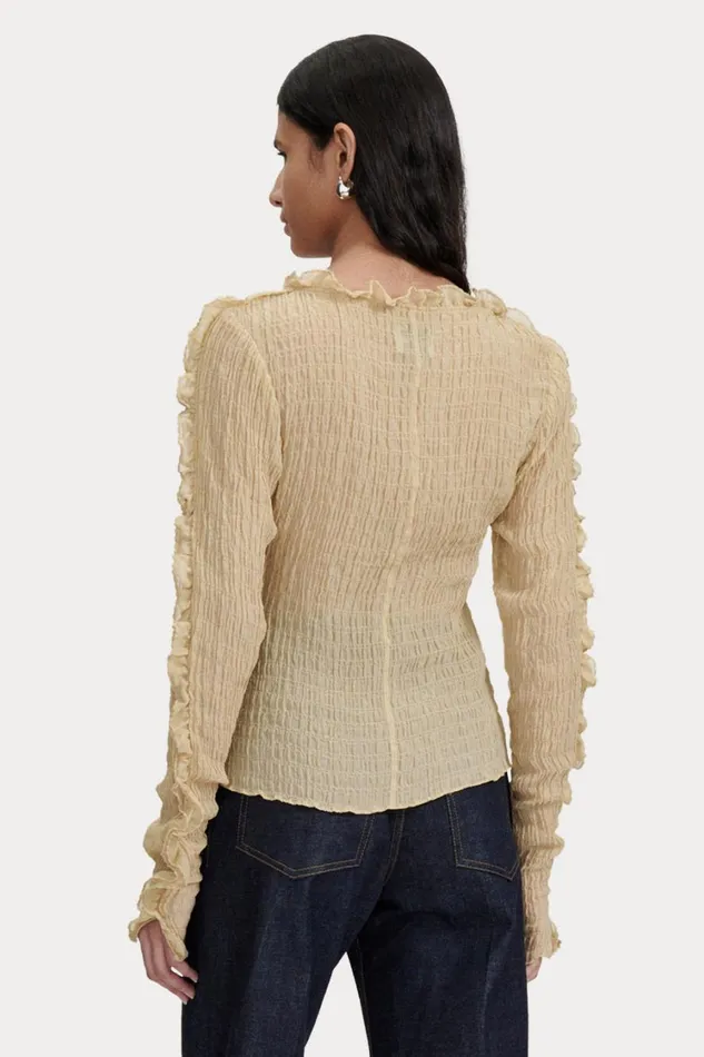 Rachel Comey Tops Women Reno Top Dune Rachel Comey Tops Women Reno Top Dune