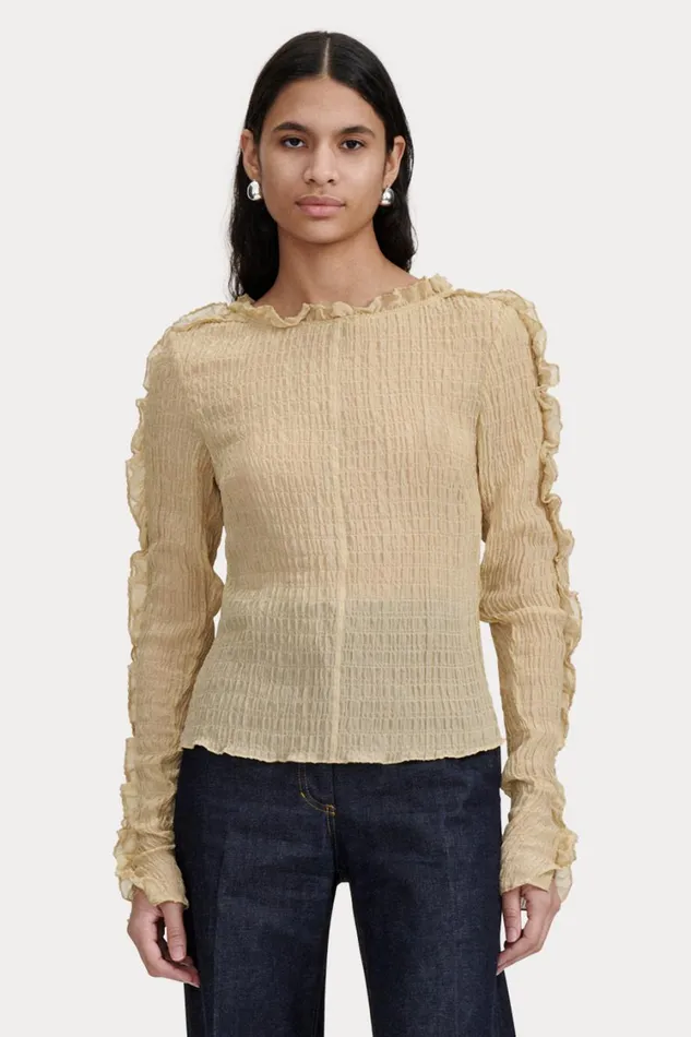 Rachel Comey Tops Women Reno Top Dune Rachel Comey Tops Women Reno Top Dune