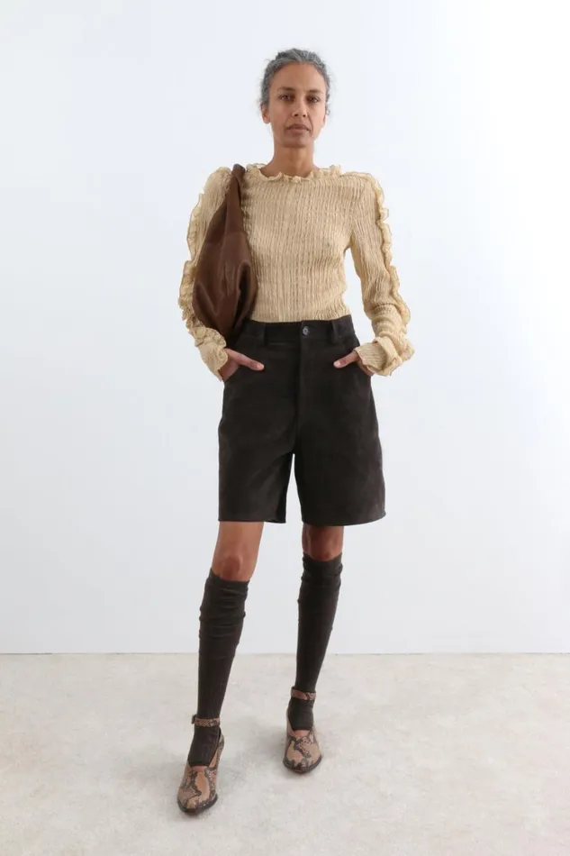 Rachel Comey Tops Women Reno Top Dune Rachel Comey Tops Women Reno Top Dune