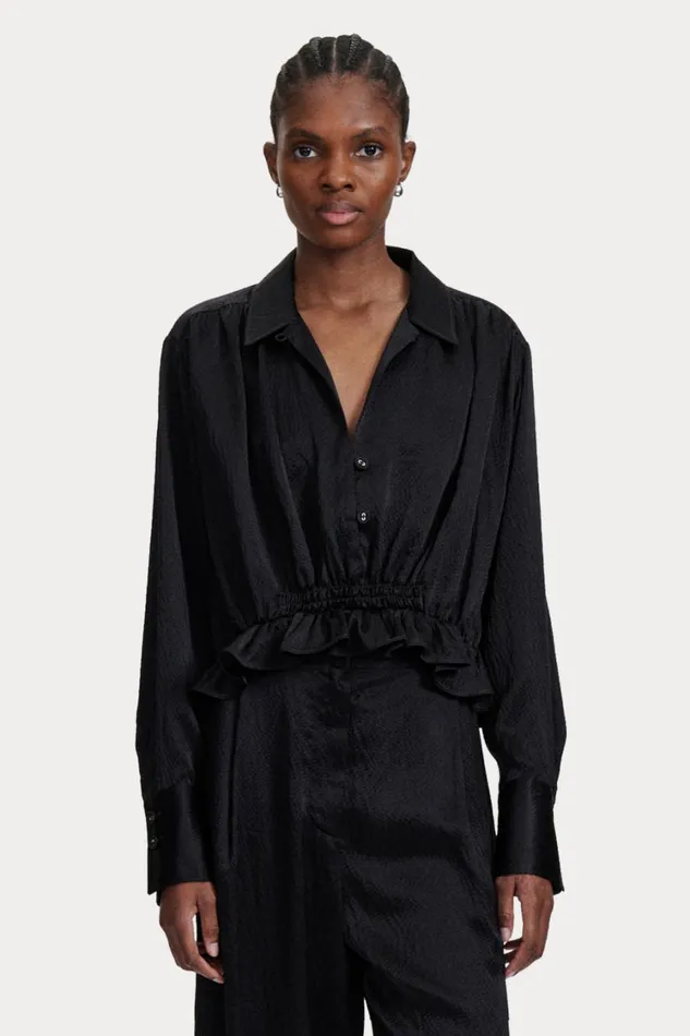 Rachel Comey Tops Women Saie Top Black Rachel Comey Tops Women Saie Top Black