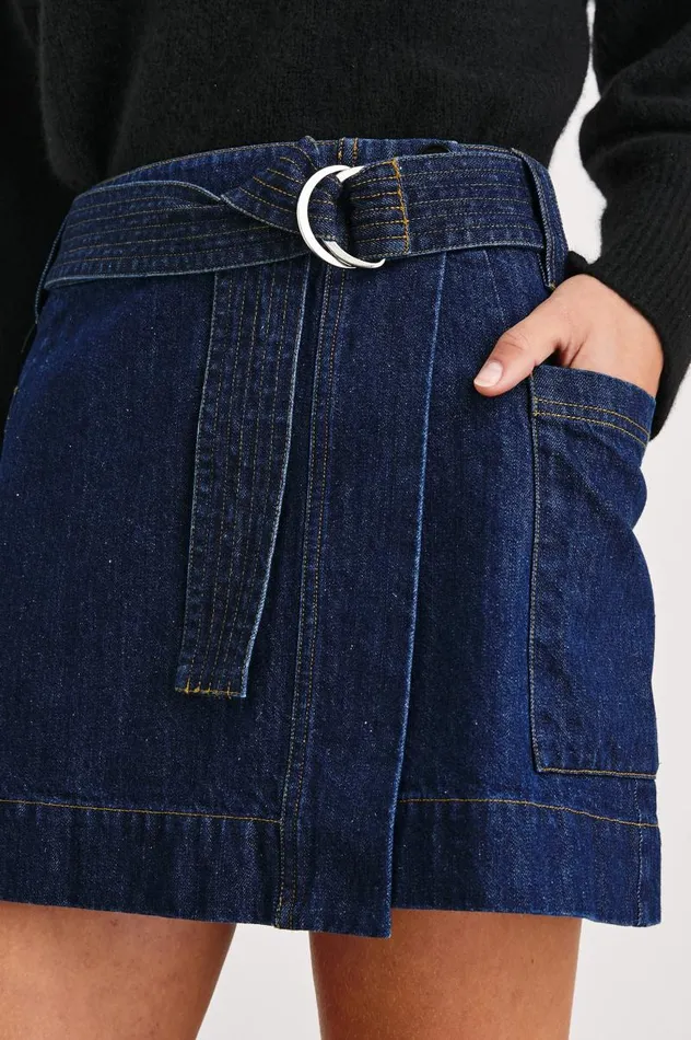 Rails Denim Women DEANNA SKIRT Raw Denim