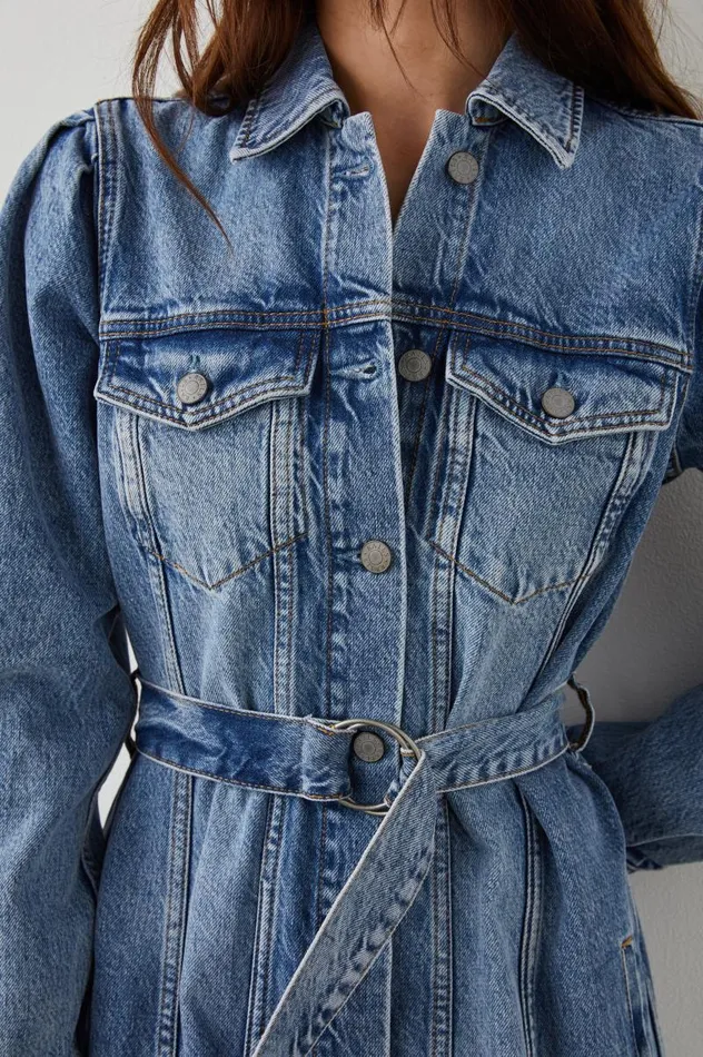 Rails Denim Women PISMO DRESS Stillwater