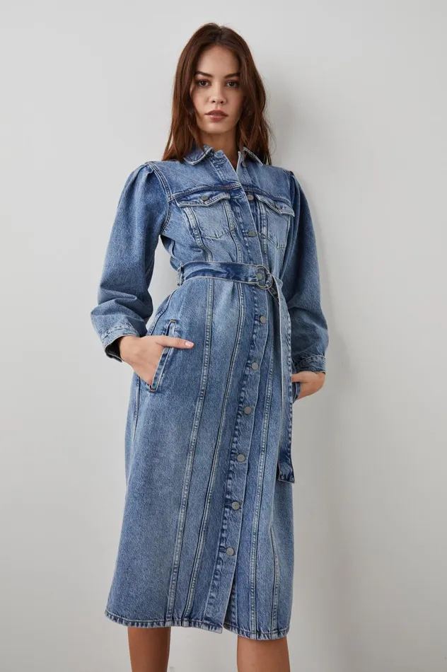 Rails Denim Women PISMO DRESS Stillwater