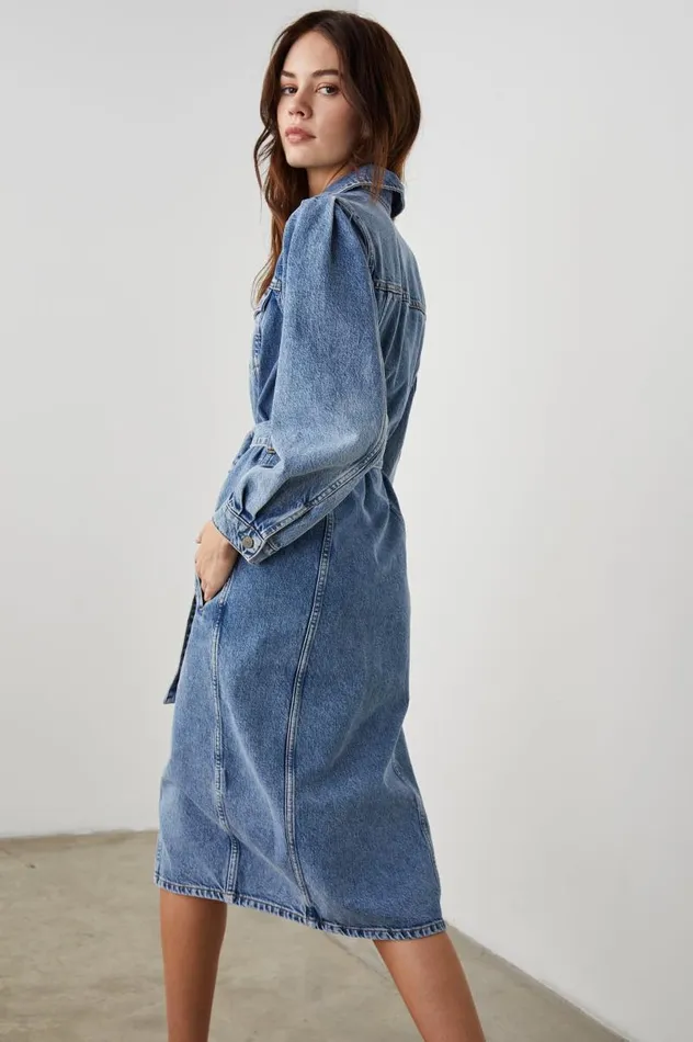 Rails Denim Women PISMO DRESS Stillwater