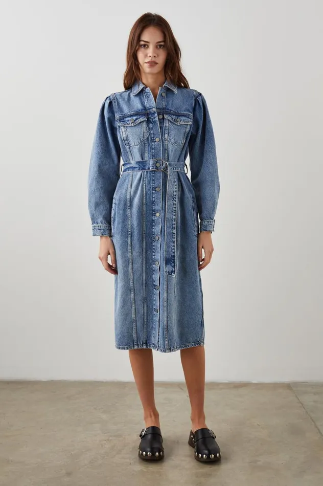 Rails Denim Women PISMO DRESS Stillwater