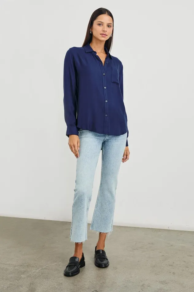 Rails Denim Women SUNSET CROP SLIM FLARE Snowbird