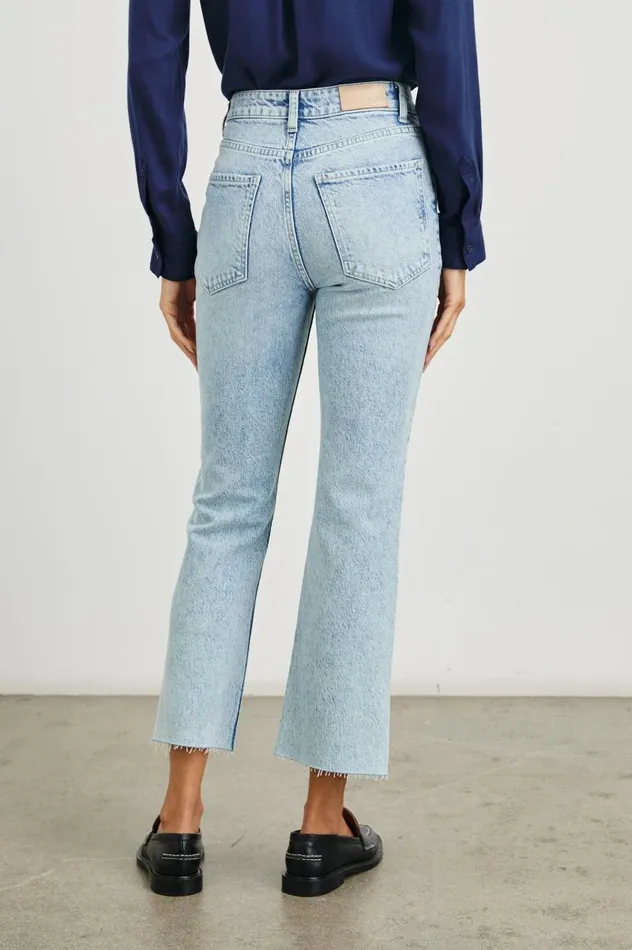 Rails Denim Women SUNSET CROP SLIM FLARE Snowbird