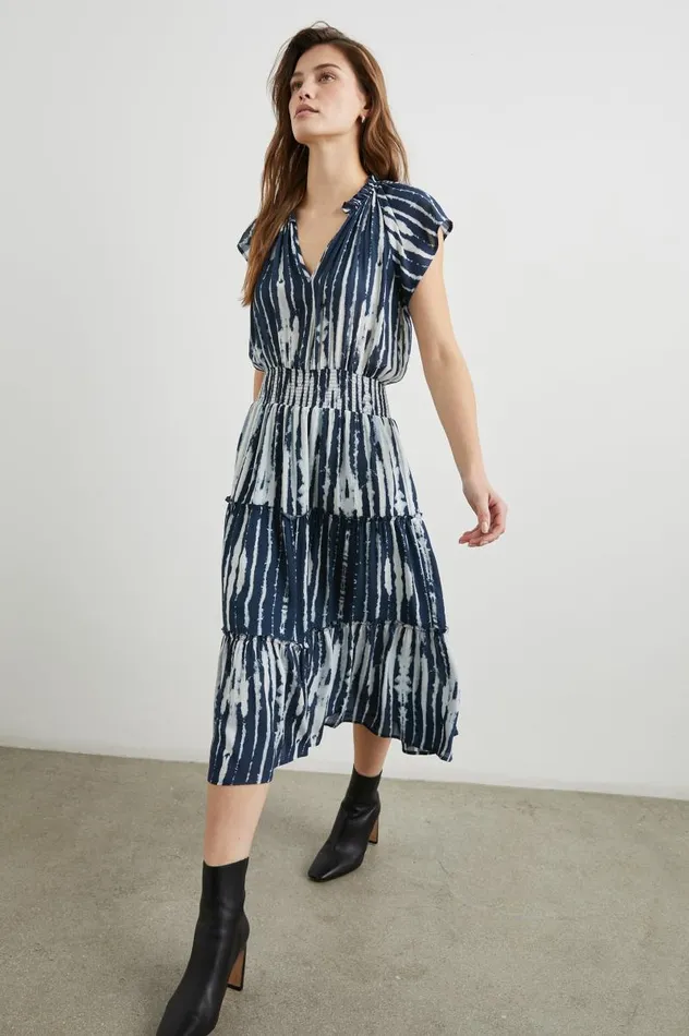 Rails Dresses and Rompers Women AMELLIA DRESS Indigo Nile