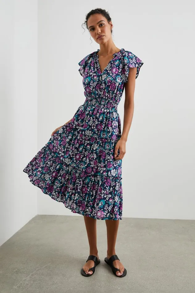 Rails Dresses and Rompers Women AMELLIA DRESS Woodblock Floral