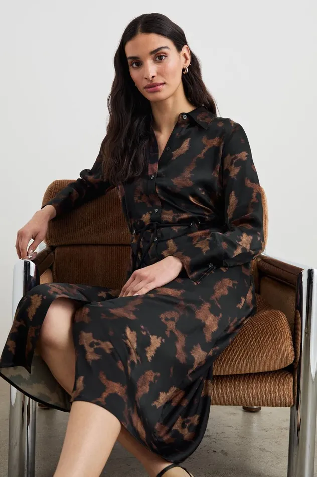 Rails Dresses and Rompers Women ANINA DRESS Diffused Sandstone