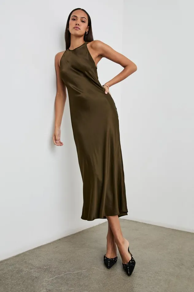 Rails Dresses and Rompers Women SOLENE DRESS Dark Moss
