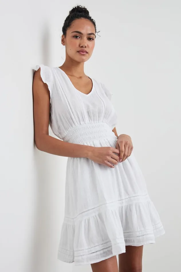 Rails Dresses and Rompers Women TARA DRESS White Lace Detail
